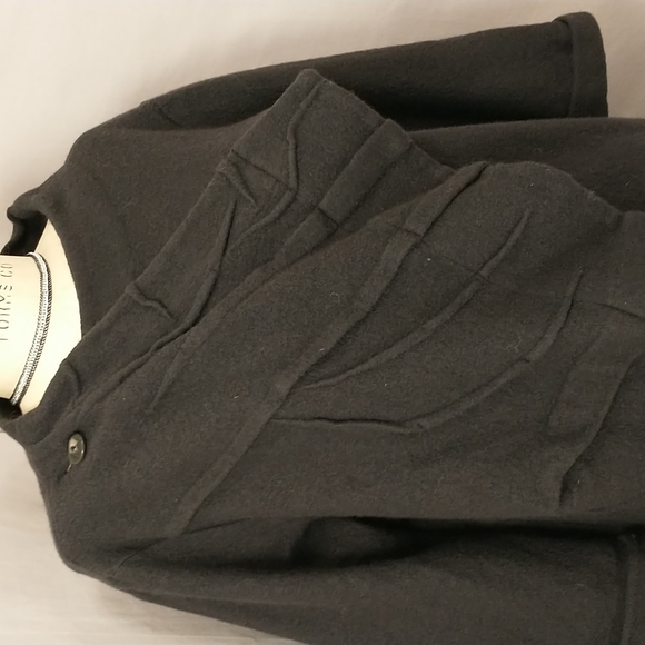 Avant Garde Moyuru Wool Coat Japanese Asymmetrical Art to Wear in Black  Damaged - Picture 2 of 16